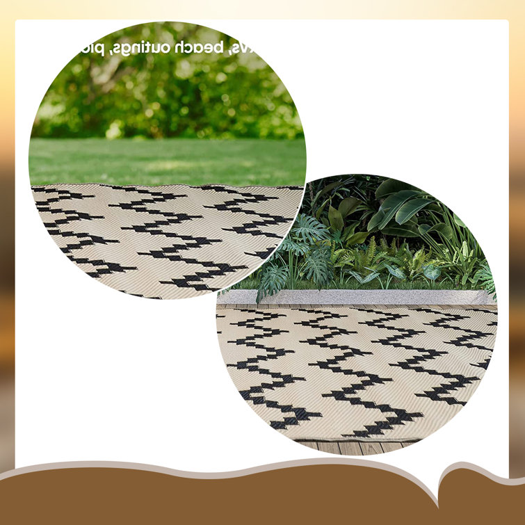 Foundry Select Chevron Indoor/Outdoor Rug Wayfair Canada